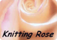 knitting rose